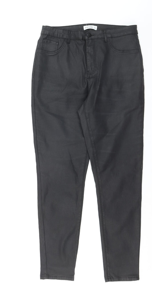 Gallery Women’s Black Slim Fit Stretch Jeggings UK 16