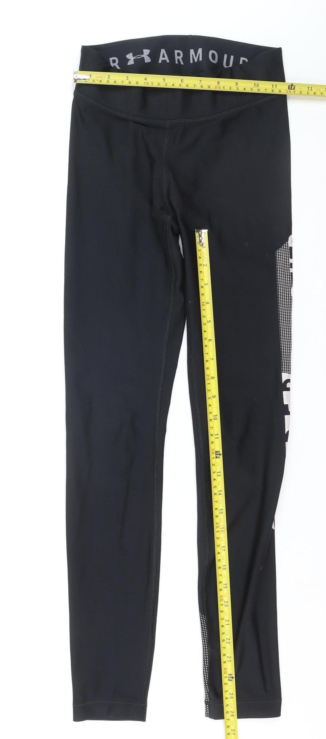 Under Armour Womens Black S Compression Leggings Gym Sportswear
