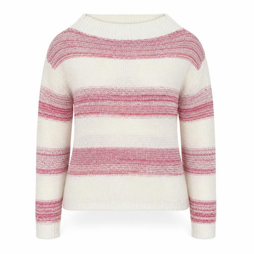 United Colors of Benetton Women's Multicoloured Striped Knit Jumper M