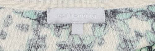Red Herring Women's Multicoloured Floral Cotton Crew Neck Jumper M
