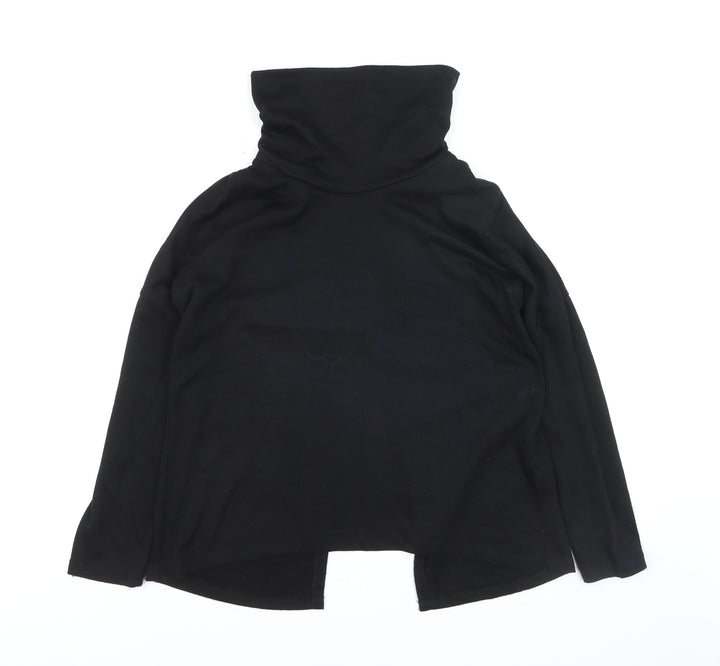 Mystify Womens Black Roll Neck Long Sleeve Pullover Jumper M
