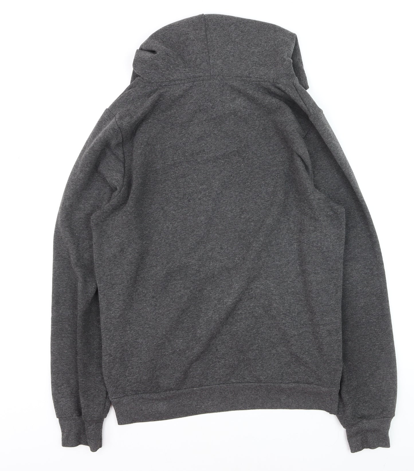 Myprotein Men's Grey Pullover Hoodie L Regular Fit Gym Sweatshirt