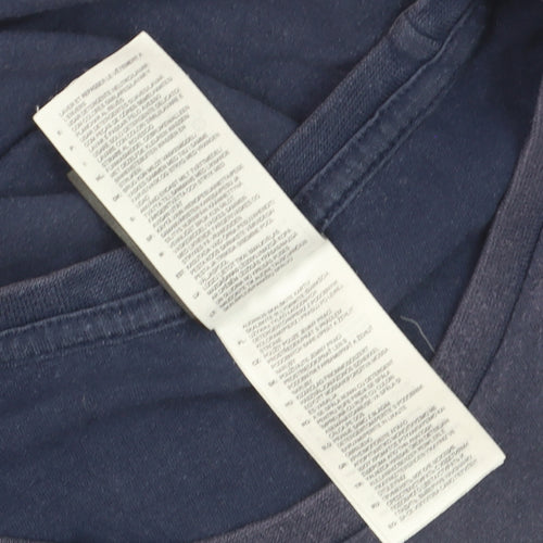Adidas Men's Navy Blue XL Crew Neck Short Sleeve T-Shirt