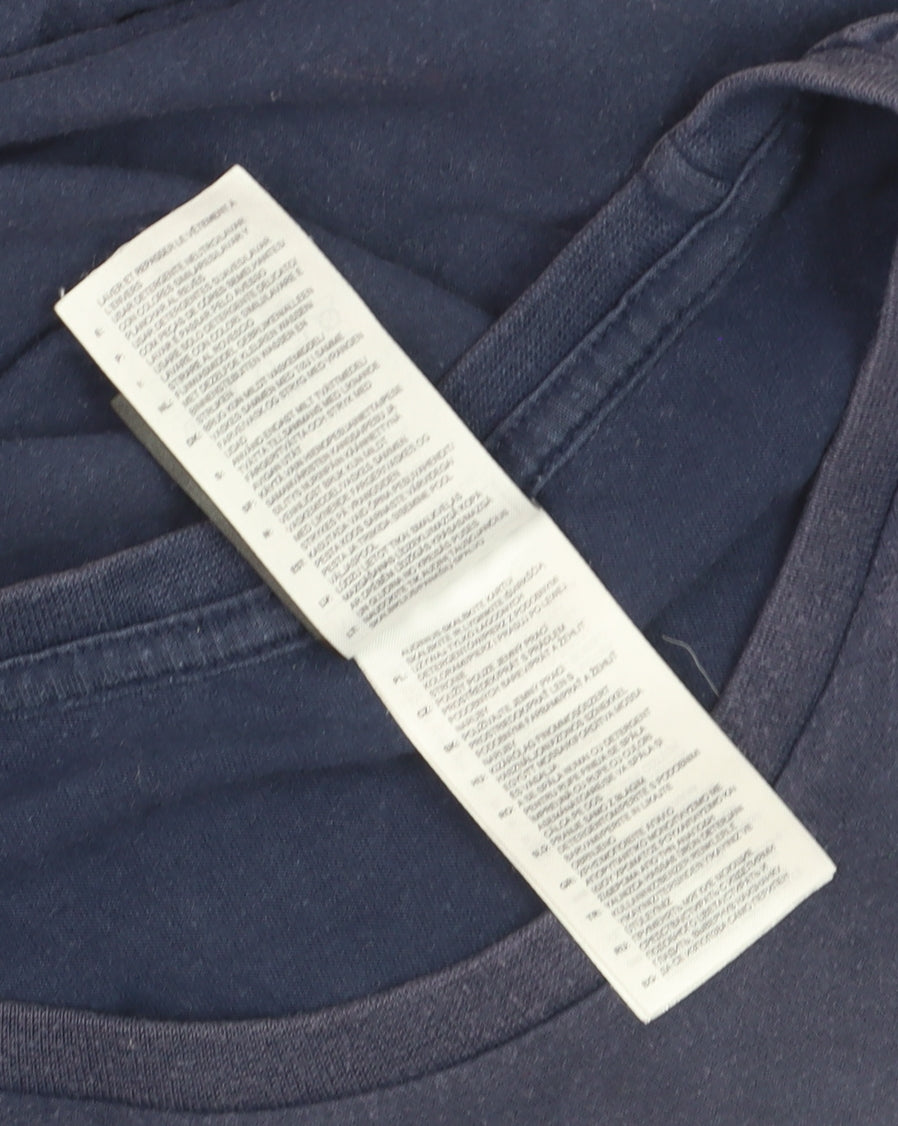 Adidas Men's Navy Blue XL Crew Neck Short Sleeve T-Shirt