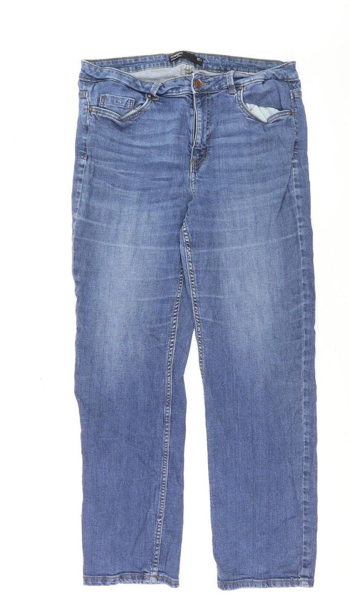 Innes Stores Women’s Blue Size 16 Straight Fit Jeans