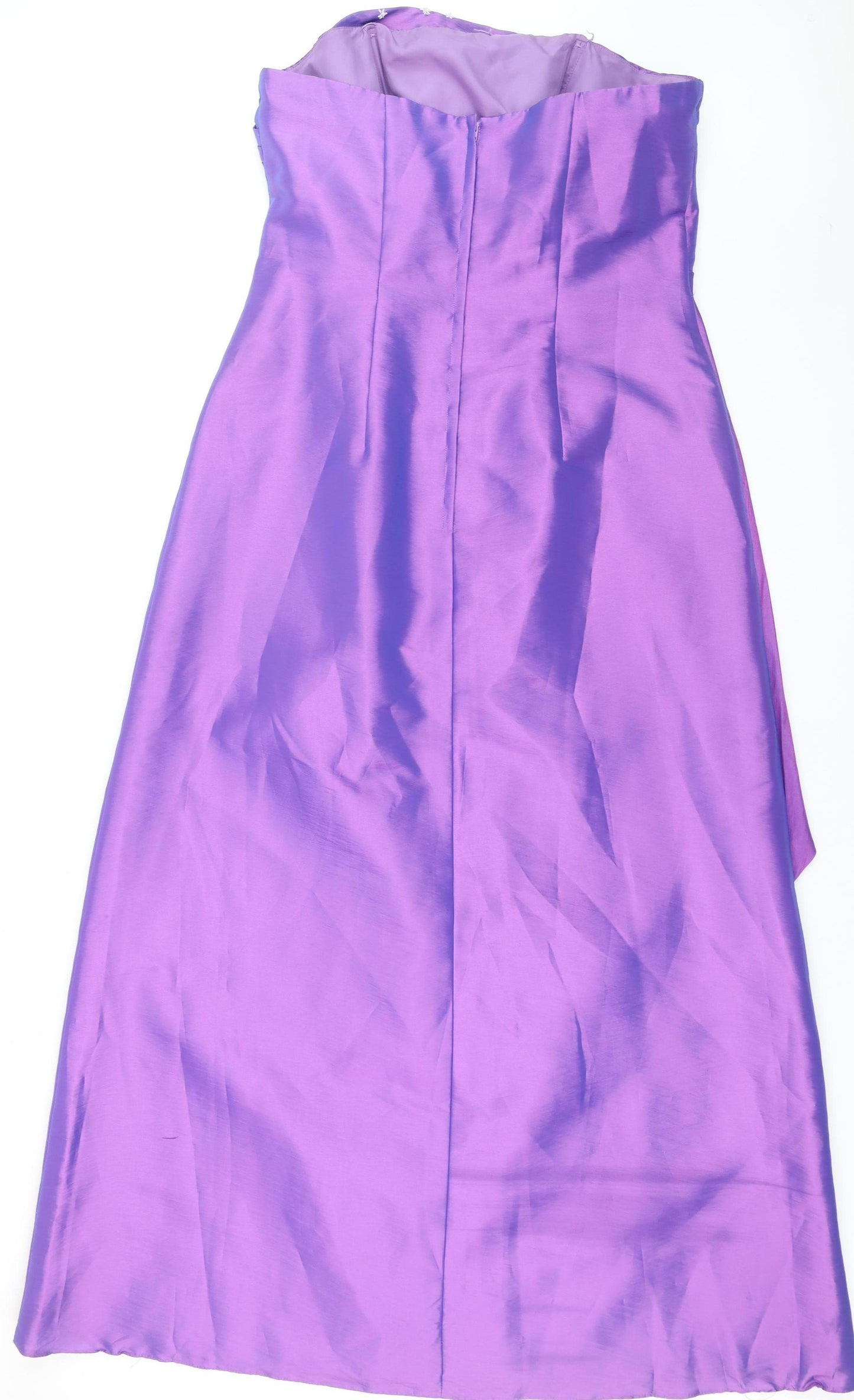 Hilary Morgan Women’s Purple Strapless Ball Gown Dress Size 18