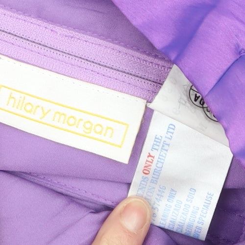 Hilary Morgan Women’s Purple Strapless Ball Gown Dress Size 18