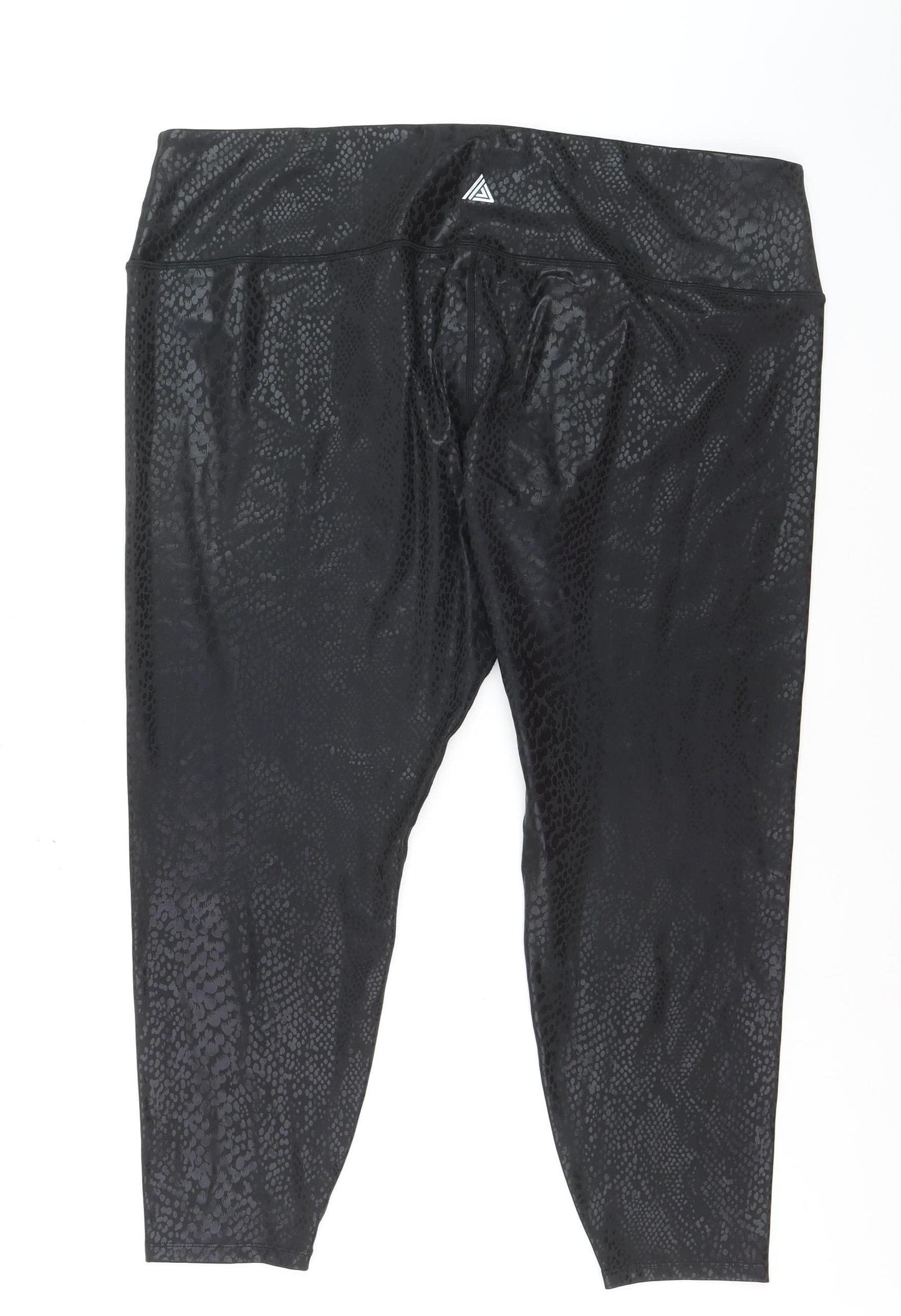 Next Active Womens Black 2XL Animal Print Leggings Gym Trousers