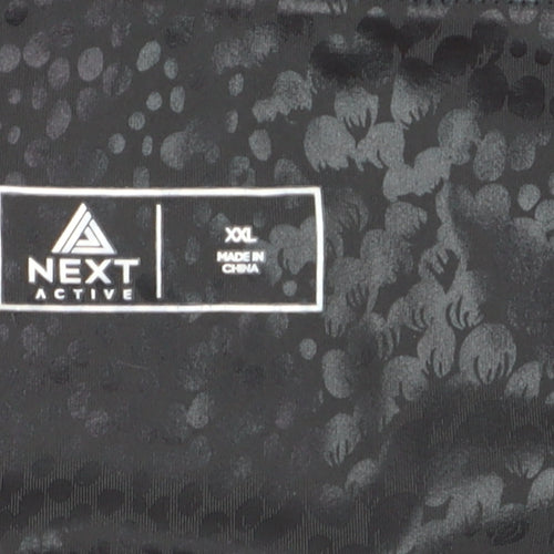 Next Active Womens Black 2XL Animal Print Leggings Gym Trousers