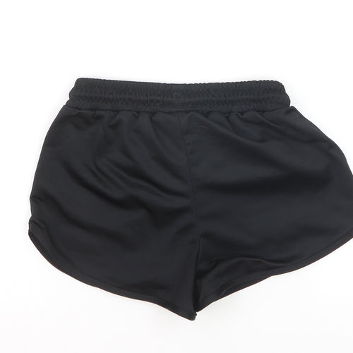 Ellesse Boys Black Athletic Shorts UK 4 Regular Fit Drawstring Sportswear