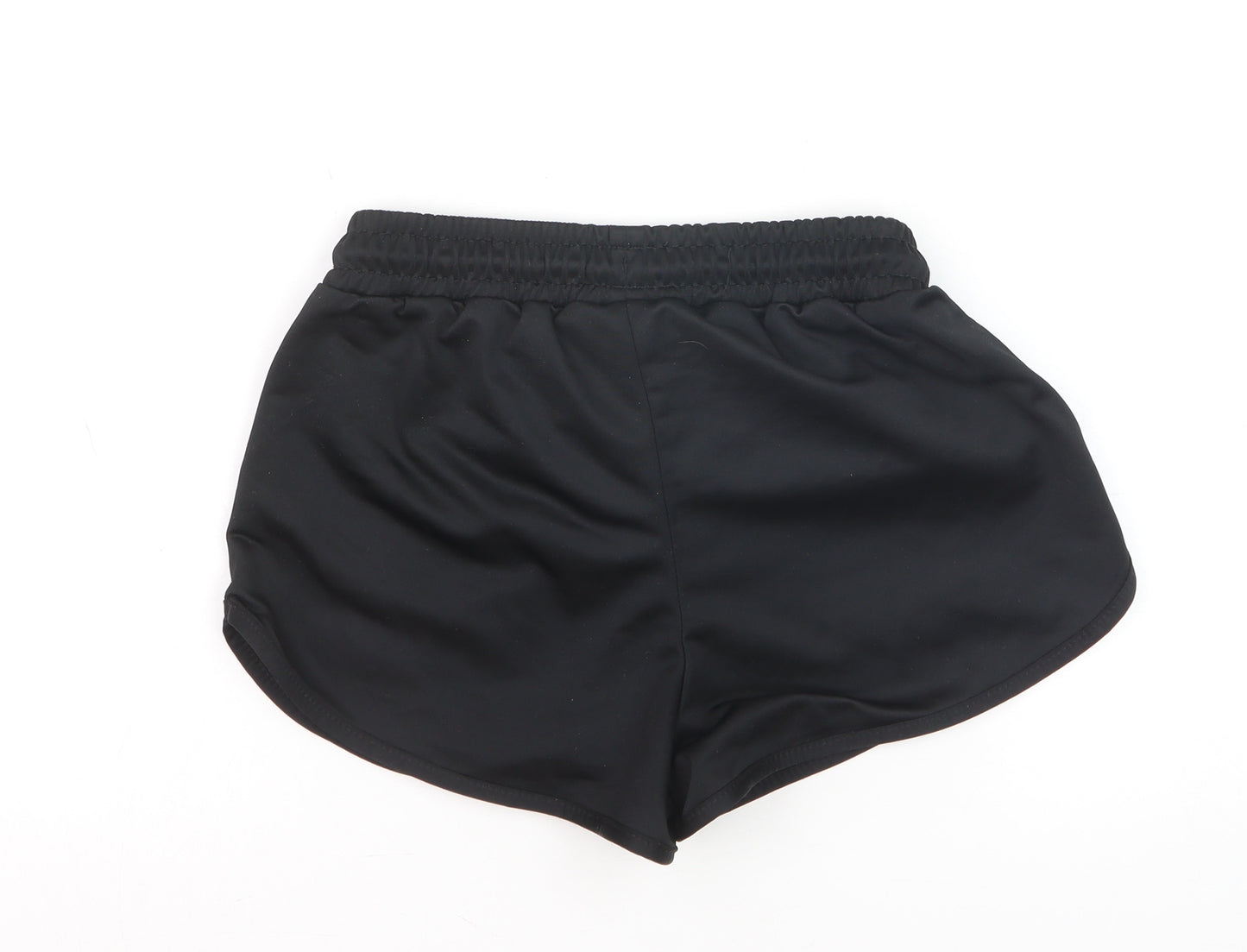 Ellesse Boys Black Athletic Shorts UK 4 Regular Fit Drawstring Sportswear