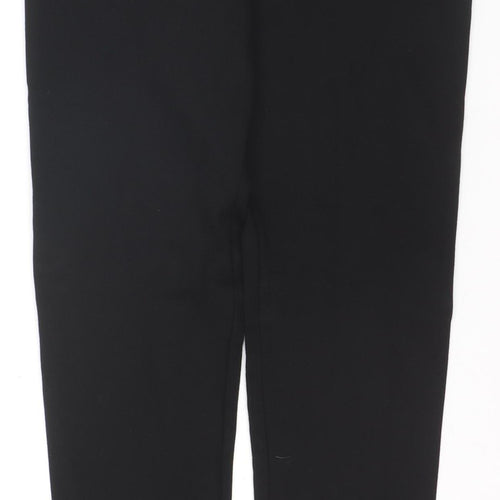 Paolo Connerti Women’s Black M Ankle Leggings Rhinestone Stretch Slim Fit
