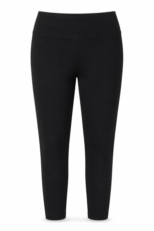 Paolo Connerti Women’s Black M Ankle Leggings Rhinestone Stretch Slim Fit