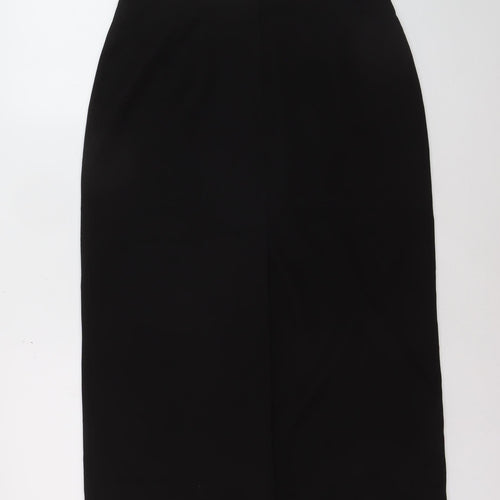 ONLY Women’s Black Midi Pencil Skirt Size 12 Stretch Workwear