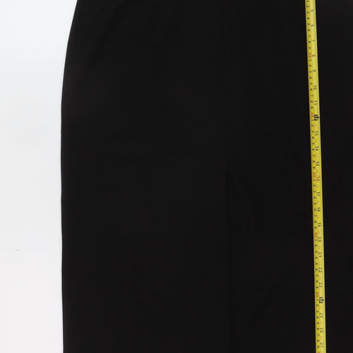 ONLY Women’s Black Midi Pencil Skirt Size 12 Stretch Workwear