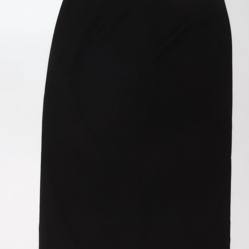 ONLY Women’s Black Midi Pencil Skirt Size 12 Stretch Workwear