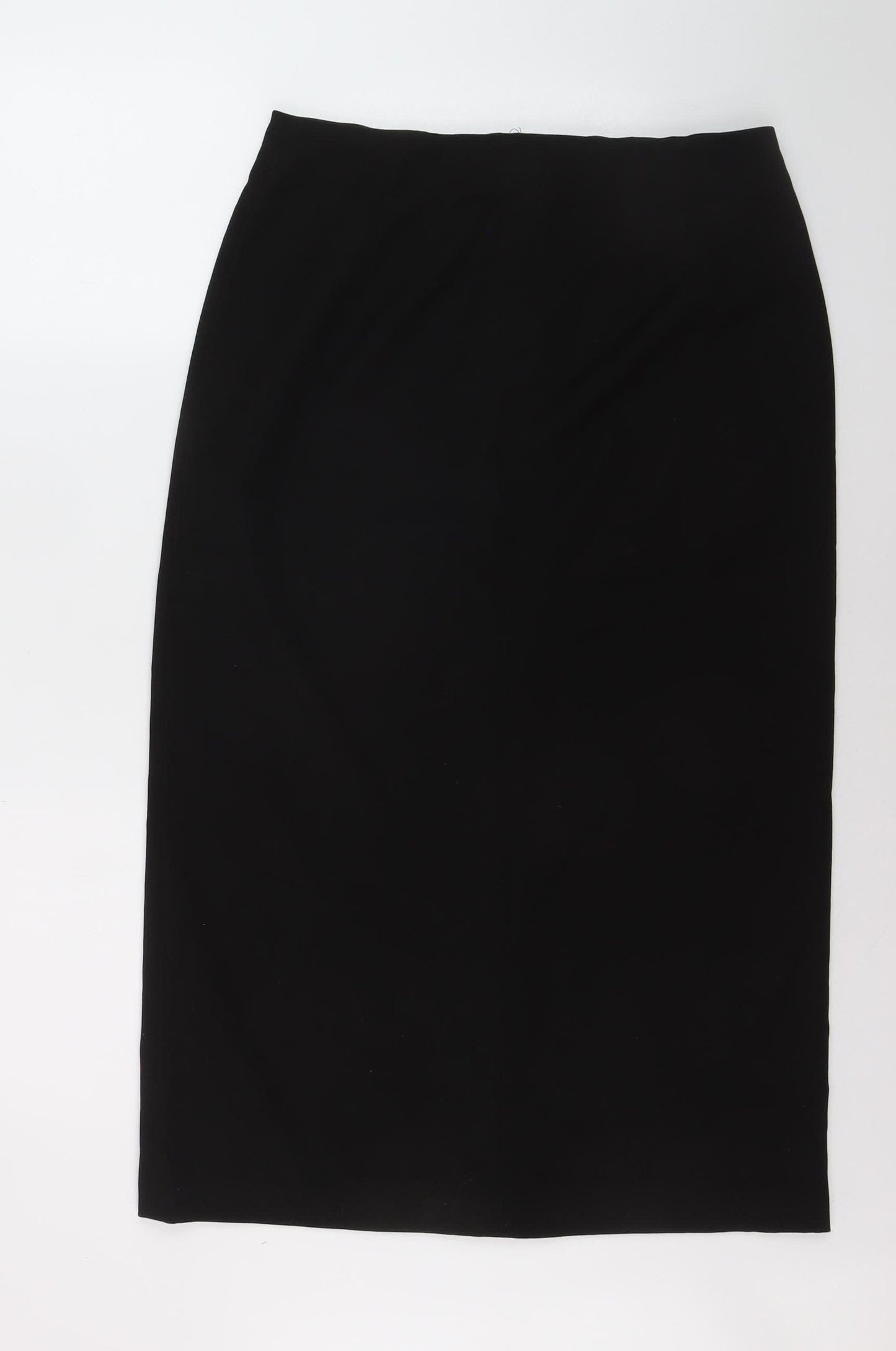 ONLY Women’s Black Midi Pencil Skirt Size 12 Stretch Workwear