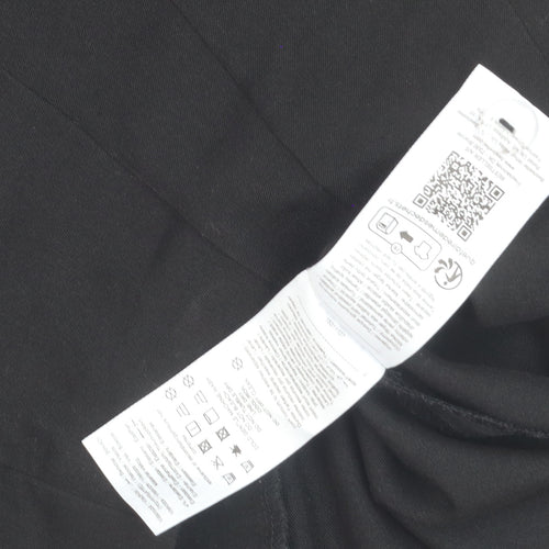 ONLY Women’s Black Midi Pencil Skirt Size 12 Stretch Workwear