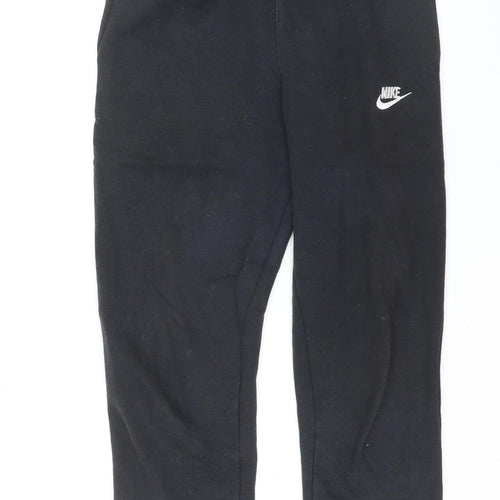 Nike Boys Black XS Fleece Jogger Sweatpants Activewear Trousers