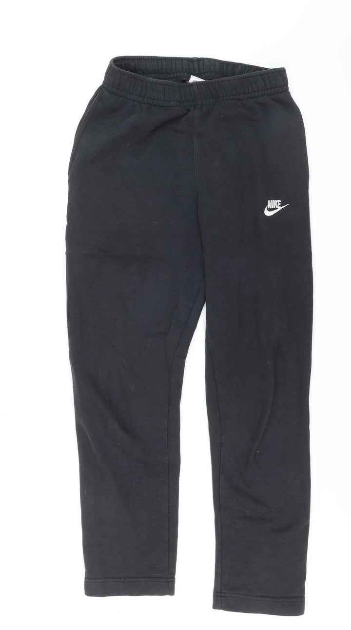 Nike Boys Black XS Fleece Jogger Sweatpants Activewear Trousers