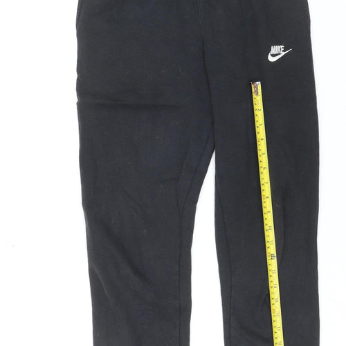 Nike Boys Black XS Fleece Jogger Sweatpants Activewear Trousers