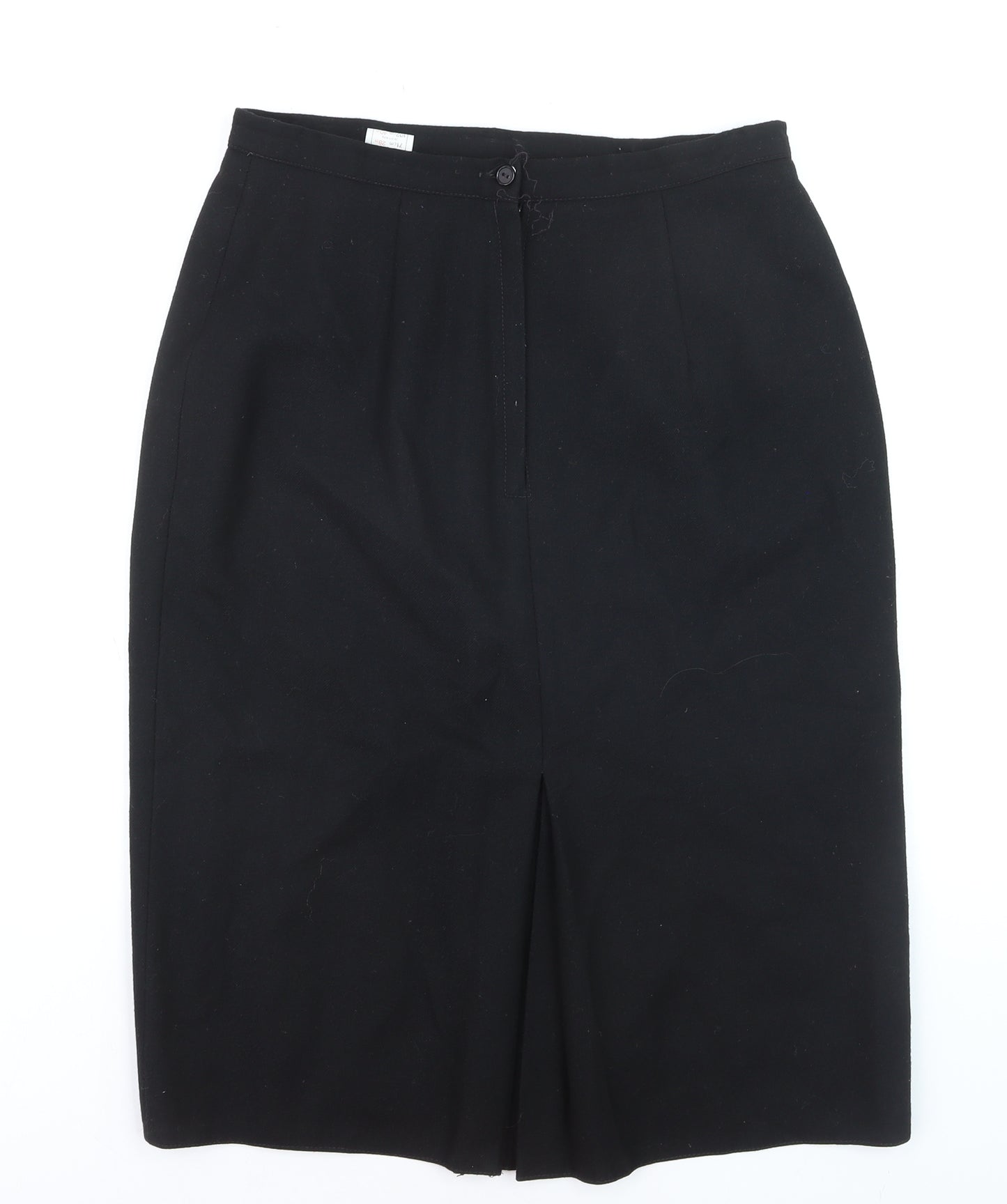 St. Bernard Women's Black Wool Blend Pencil Skirt Size 16