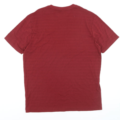 Original Penguin Men's Red Cotton Crew Neck T-Shirt Size L