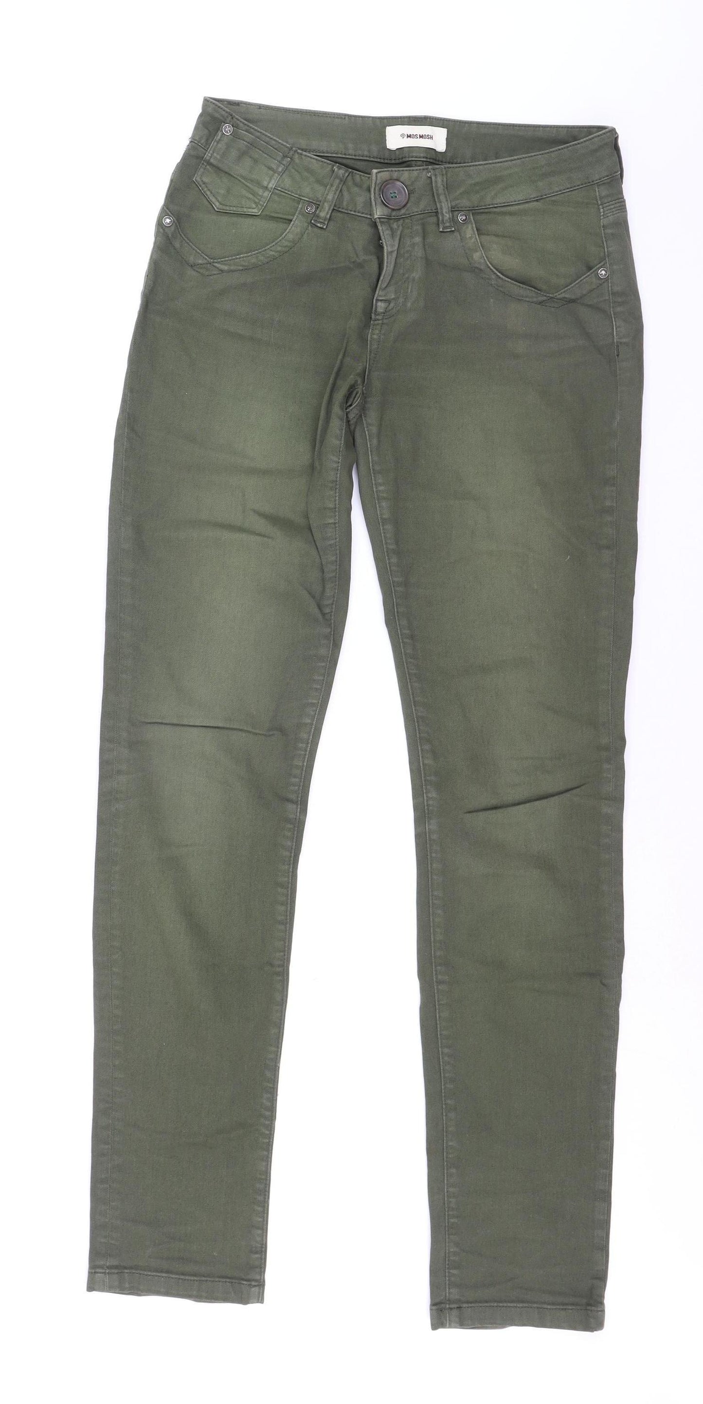 Mos Mosh Women's Green Skinny Stretch Jeans Size 27