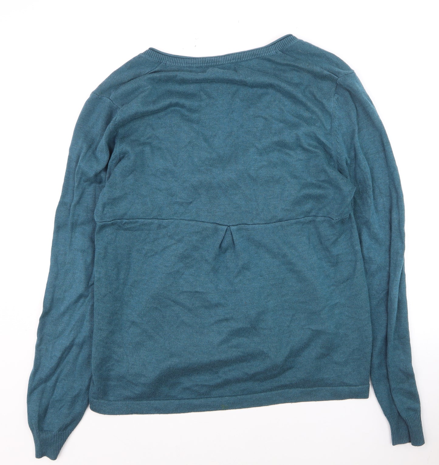 Brakeburn Women’s Blue V-Neck Button Cardigan Size L