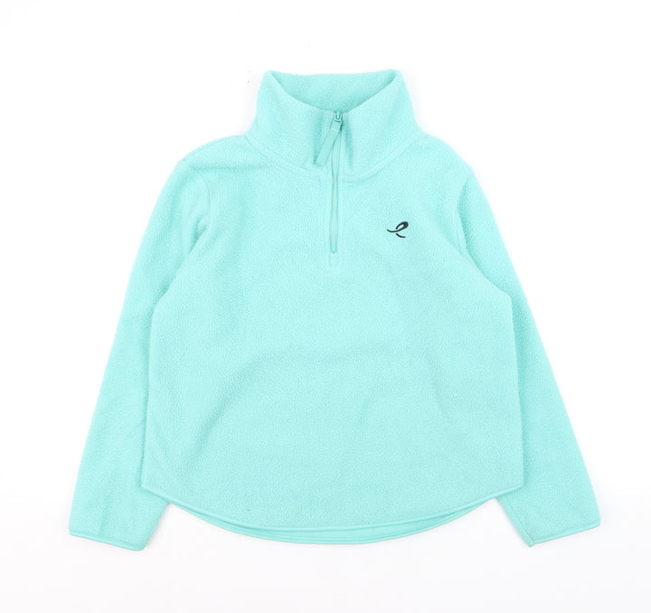 Energetics Girls Blue 10 Years Fleece 1/4 Zip Pullover Sweatshirt