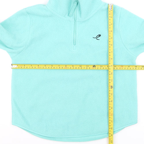 Energetics Girls Blue 10 Years Fleece 1/4 Zip Pullover Sweatshirt