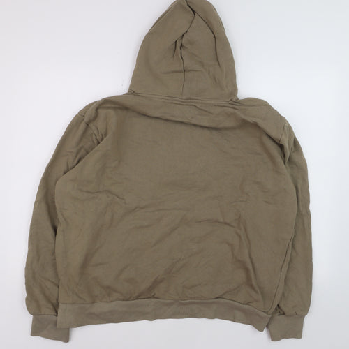 Springfield Men's Beige 2XL Pullover Hoodie Cotton Blend Casual