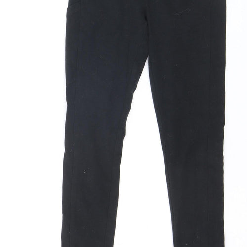 Hollister Womens Black XS Ankle Leggings Stretch Elastic Waist