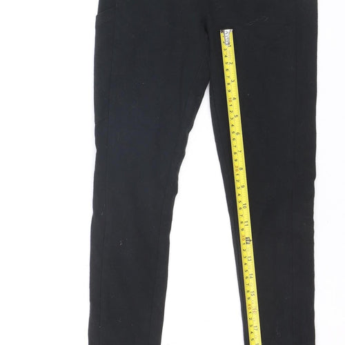 Hollister Womens Black XS Ankle Leggings Stretch Elastic Waist