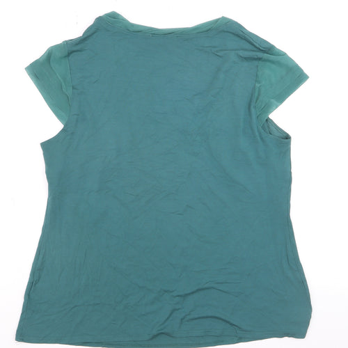 Pepperberry Women's Green Jersey T-Shirt Size 18
