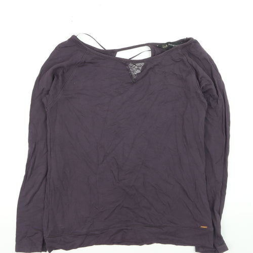 Marks and Spencer Women’s Purple Wrap Jersey Blouse Size 10