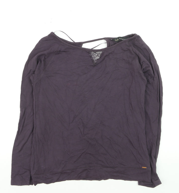 Marks and Spencer Women’s Purple Wrap Jersey Blouse Size 10