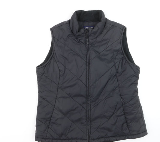 Peter Storm Women's Black Padded Waistcoat Size 18 Outdoor Bodywarmer