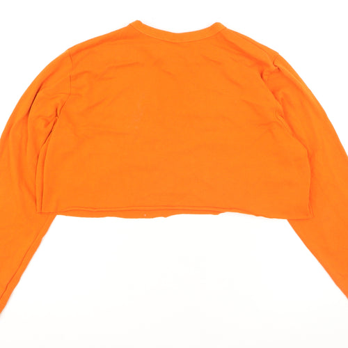 UNK NBA New York Knicks Women's Orange Crop Jumper M