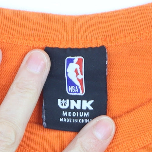 UNK NBA New York Knicks Women's Orange Crop Jumper M