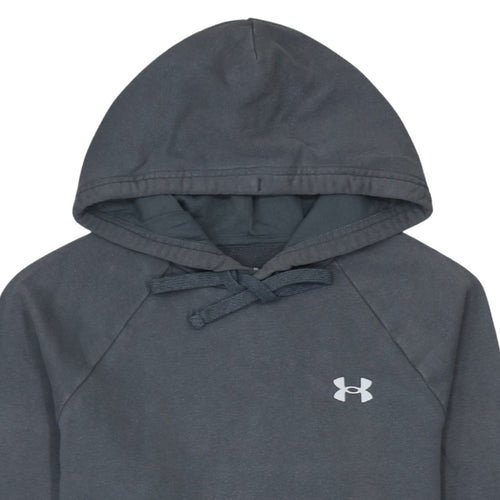 Under Armour Mens Grey Pullover Hoodie Small Loose Fit