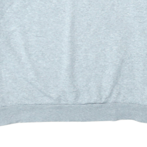 Adidas Women Grey Crew Neck Long Sleeve Sweatshirt Size S