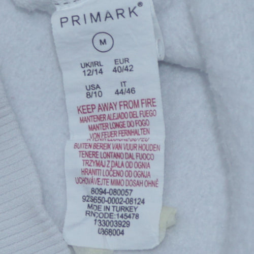 Disney Primark Womens White Mickey Minnie Sweatshirt M UK 12/14