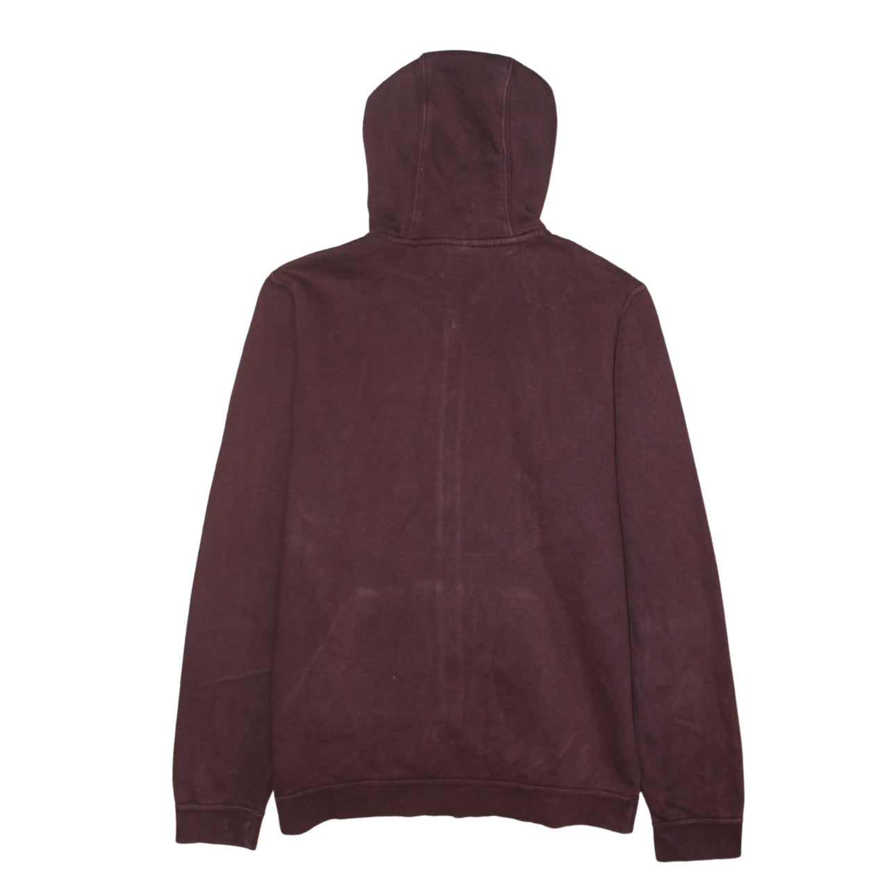Nike Men's Brown Full Zip Hoodie M Regular Fit Fleece Sweatshirt