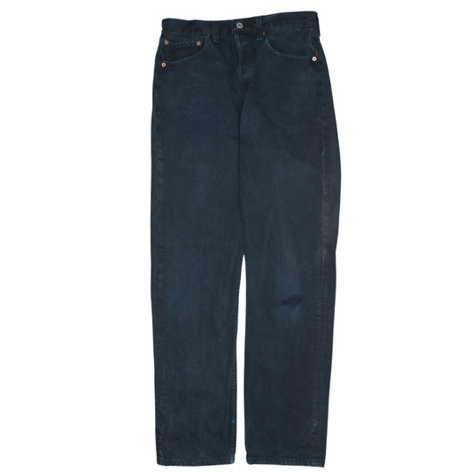 Levi's 501 Men Blue Straight Leg Jeans W32 L34 Vintage Cotton Denim