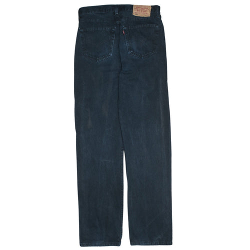 Levi's 501 Men Blue Straight Leg Jeans W32 L34 Vintage Cotton Denim