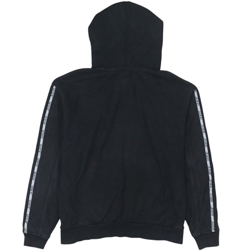 Levi's Women's Black Hoodie Small Pullover Logo Tape Detail Sweatshirt