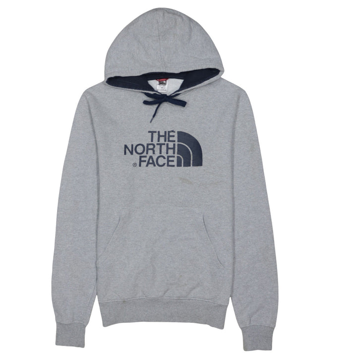 The North Face Men's Grey Pullover Hoodie Small Outdoor Fleece