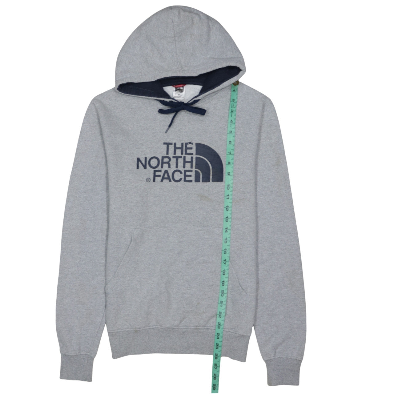 The North Face Men's Grey Pullover Hoodie Small Outdoor Fleece