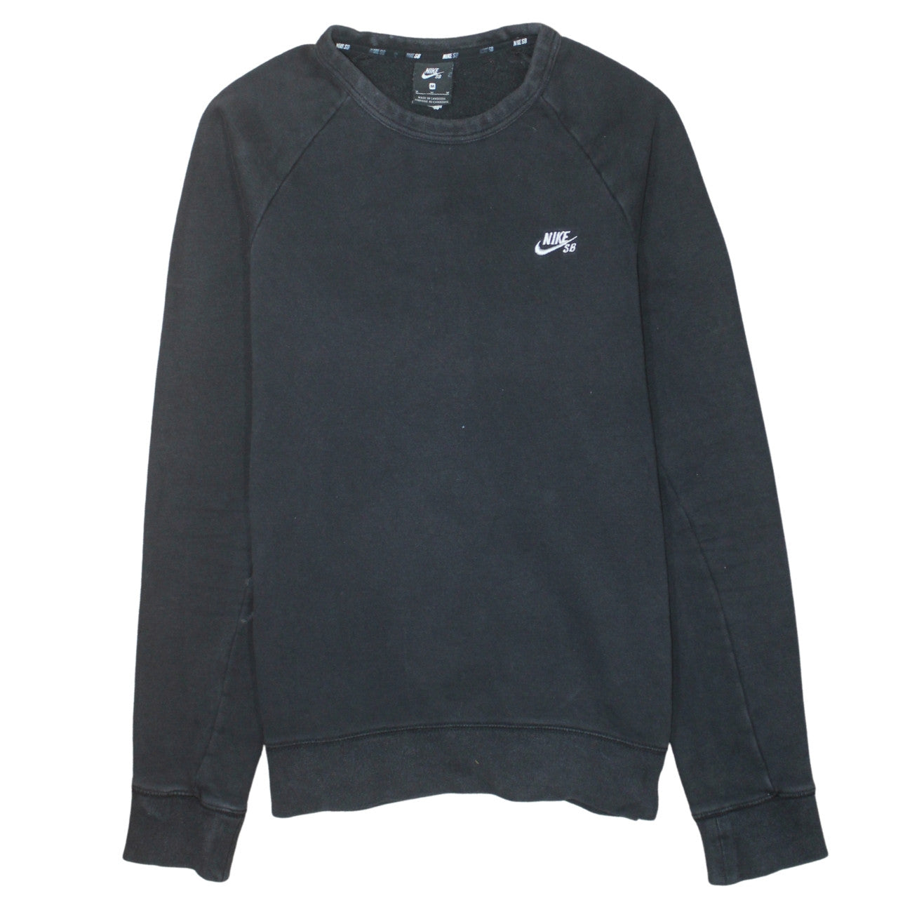 Nike SB Men's Black Cotton Crew Neck Pullover Sweatshirt M